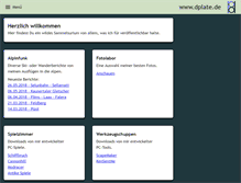 Tablet Screenshot of dplate.de